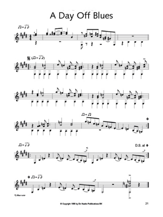 Blue Strings - JNM Van Den Langenberg - Partition - Guitare